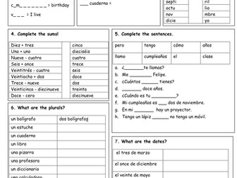 'Revision quickie' for Mira 1 Unit 1