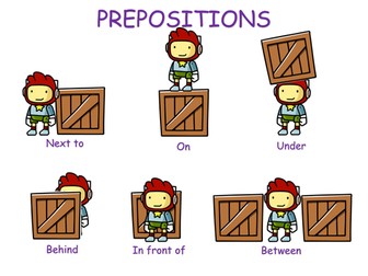 Prepositions poster
