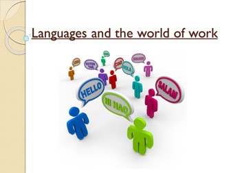 Languages and the world of work