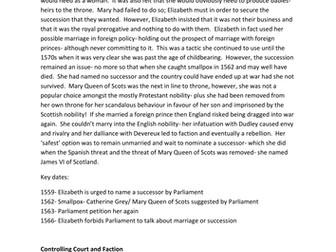 Why did Elizabeth have little rebellion?