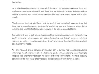 OCR Level 3 Unit 19 Caring for additional needs