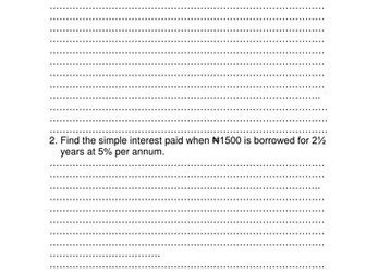 commercial mathematics