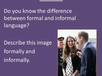 Formal letter writing