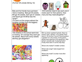 Halloween Maths Full Activity!
