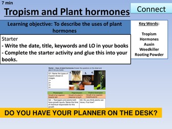 Uses of Plant Hormones Full Lesson