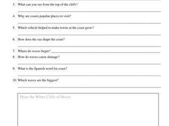 Seas and Coasts Reading Comprehensions