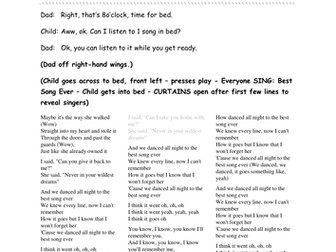 Music Through the Decades - Christmas Script