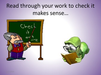 Supporting the end of lessons