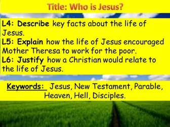 Who was Jesus? (Year 7)