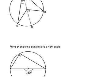 Proving circle theorems