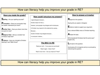 RE Literacy Mat
