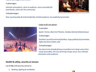 BTEC Music Unit 1 'Music Industry' Revision Guide