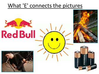 Lesson starter for Energy topic