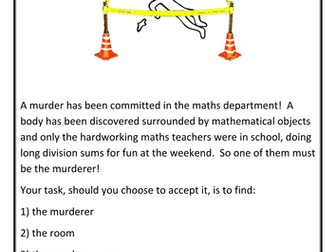 Maths Murder Mystery International Challenge