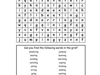 YEAR 3 WORD-SEARCH