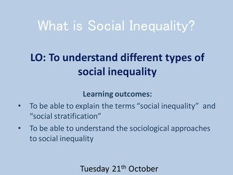 What is social inequality