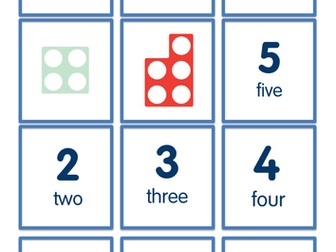 Matching Amounts to Numerals - Numicon Shapes