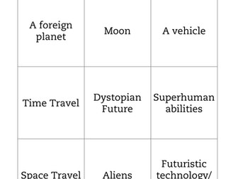 Sci-Fi Bingo