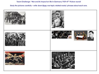 WJEC History - Germany WW2 exam technique