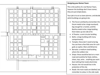 Design a Roman Town