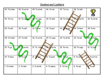 Snakes and Stairs_Verbs