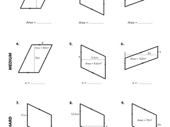 Area of Quadrilaterals