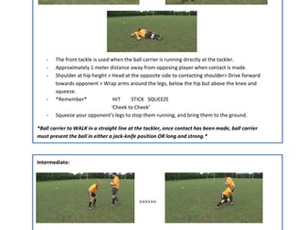 Tackling Lesson Rugby