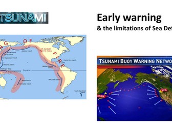 tsunami - Defence against them & early warning