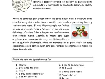 Mi dieta antes y ahora