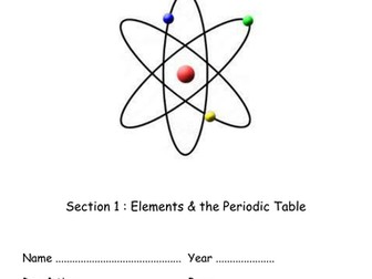 WJEC Science C1.1 elements and the periodic table