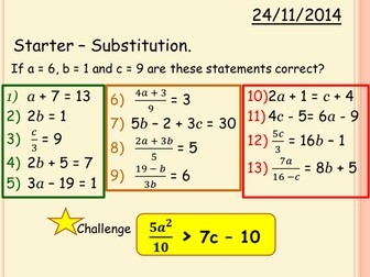 Solving Simulatenous Equation worksheet.