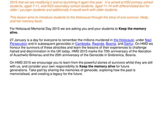 Hedy & her memory book lesson plan HMD 2015