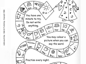 A-Minute-A-Day Phonics       CVC Final Consonant