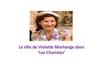 Le role de Violette Morhange