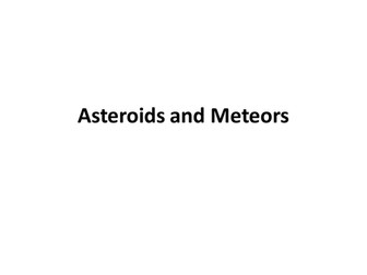 GCSE in Astronomy - Meteors and Asteroids