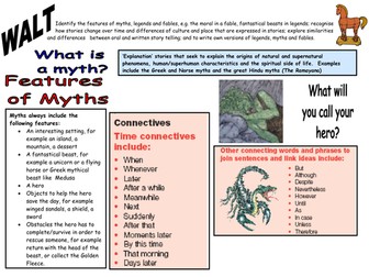 Myths and Legends week 3