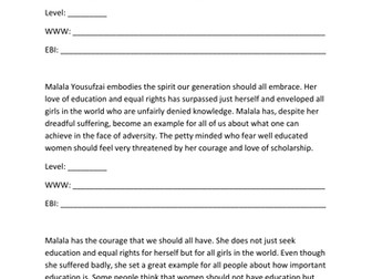 Persuasive speech writing