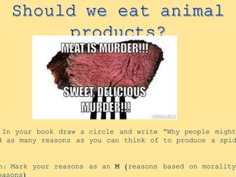 Animal Rights - Lesson 8 - Eating Meat