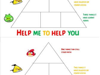Angry Birds Evaluation Pyramid