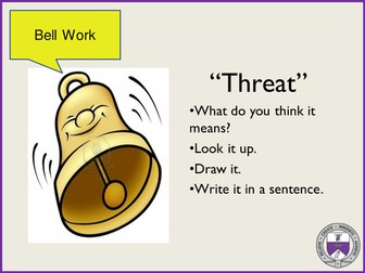 Using verbs and paragraphs to increase tesion