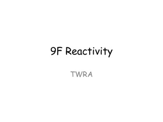9F Reactivity