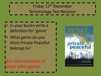Grammar Revision - Christmas Truce
