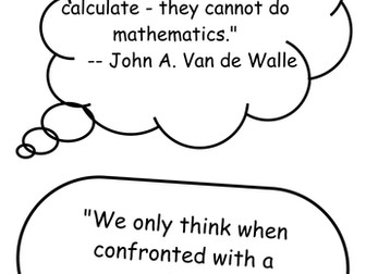 Maths Display Quotes