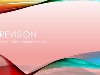 Year 9 Revision