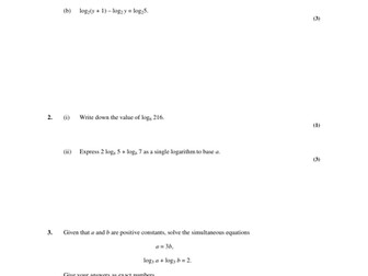 Solve Logarithmic Equations