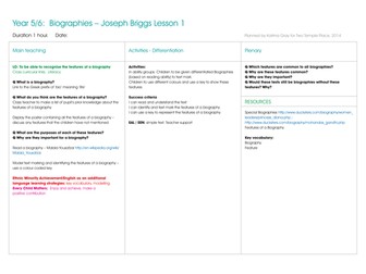 Year 5&6- Biographies