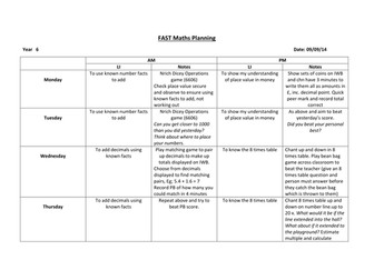 FAST Maths: Year 6