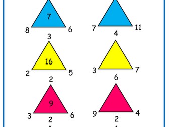 Maths Starter Missing Number Puzzles