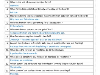 Feel the Force! Video handout