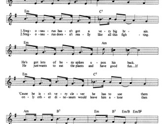 Stegosaurus - Dinosaur Song